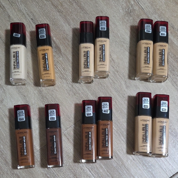 L'Oreal Other - L'Oreal Infallible Fresh Wear Foundation Assorted Beige to Deep Brown Shades
